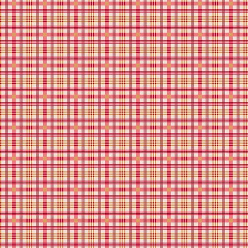 Farmer's Daughter - Plaid - Tea Rose - pink & gold plaid - Lori Holt