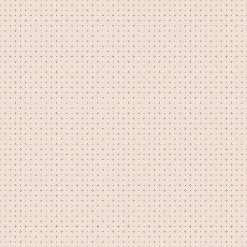 Farmer's Daughter - Calico Background - Maple- brown ditsy on cream - Lori Holt