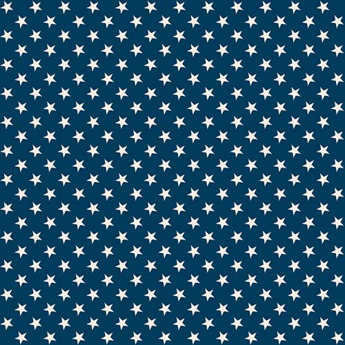 Independence - Stars - Oxford -  White stars in rows on dark blue