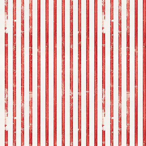Sew America - Faded Stripes -Red - red & white stripe