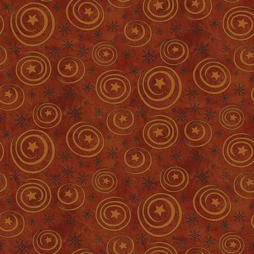 Spooky - Stars and Swirls - Rusty Oak