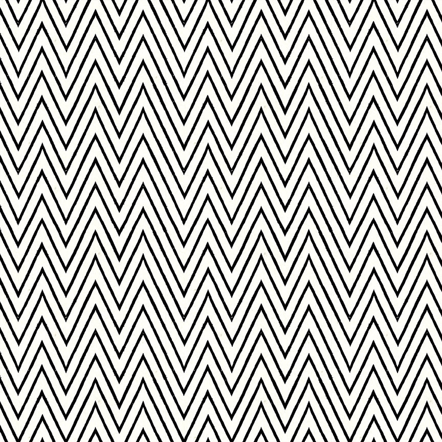 Scary Scraps by J. Wecker Frisch - Shocking Chevron - White