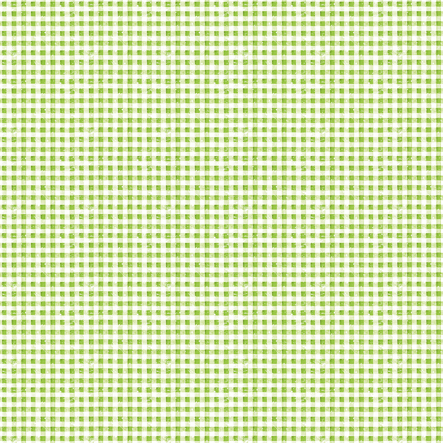 Scary Scraps by J. Wecker Frisch - Faded Gingham -Green