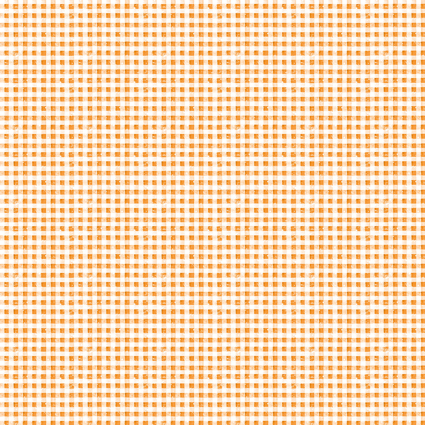 Scary Scraps by J. Wecker Frisch - Faded Gingham - Pumpkin