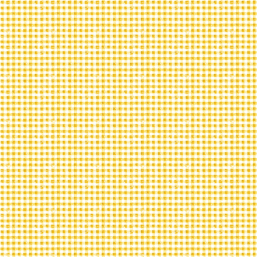Scary Scraps by J. Wecker Frisch - Faded Gingham -Yellow