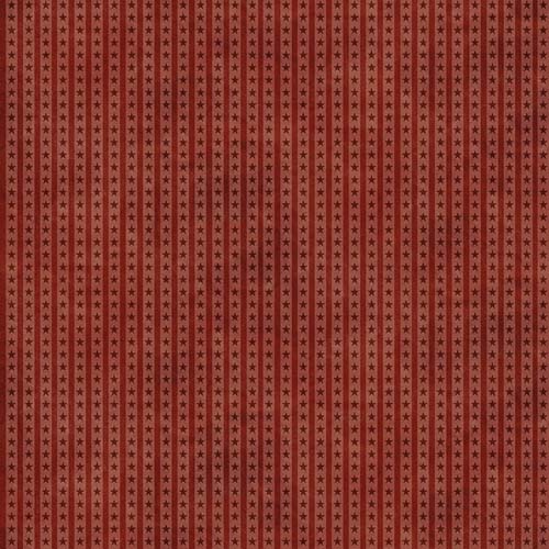 Northern Christmas - Star Stripes - Red