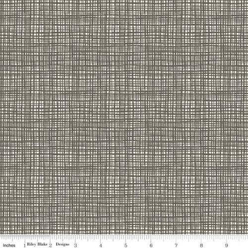 Texture in Color - Tweed - dark khaki crosshatch on light tan