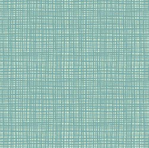 Texture in Color - Winter Blue - dusty blue crosshatch on lighter aqua blue