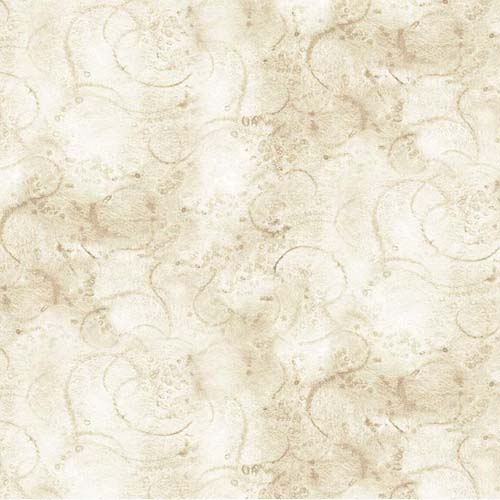 Painter's Watercolor Swirl - Parchment - tan swirls