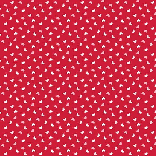 Seasonal Basics Valentine - Hearts Toss - Red