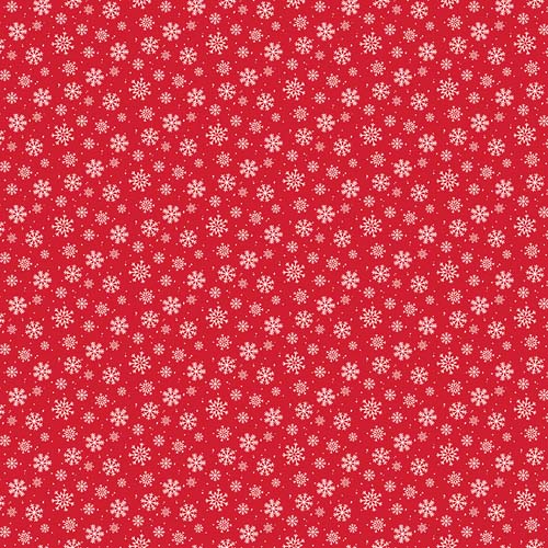 Seasonal Basics - Snowflakes - Red