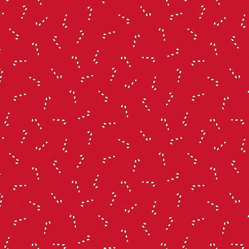 Seasonal Basics - Candy Canes- Red