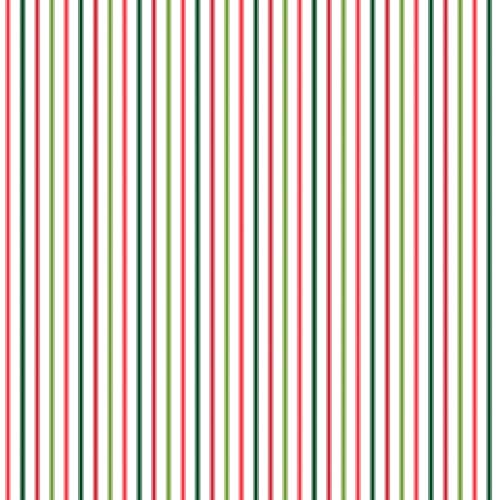 Seasonal Basics - Ticking Stripe - Christmas