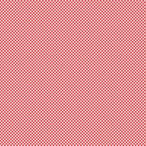Seasonal Basics - Gingham - Red