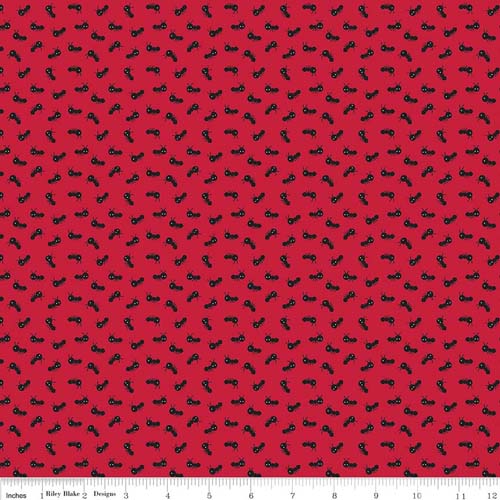 Patriotic Picnic - Red - Ants - Doodlebug Designers