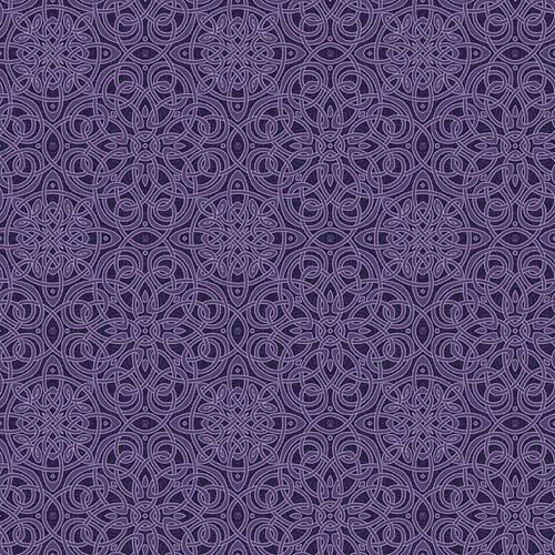 Celtic Cats - Celtic Knots -Purple - purple celtic designs