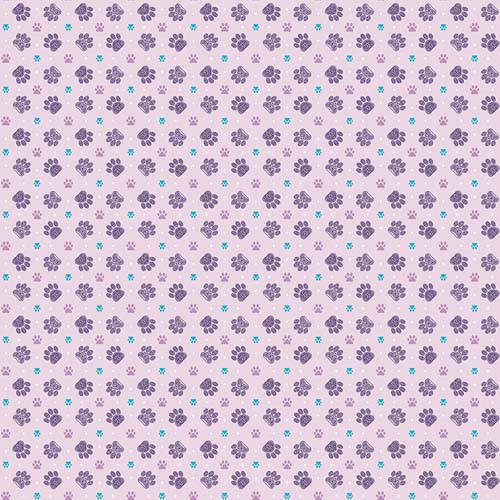 Celtic Cats - Paws - Lilac -kitty paws on lilac