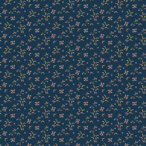 Christmas Greetings - Berries- Navy