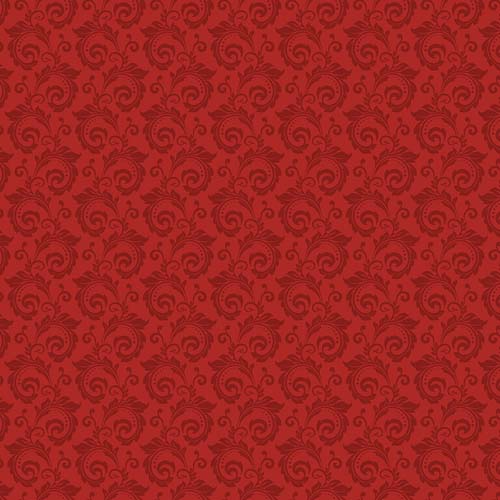 Christmas Greetings - Scroll -Red
