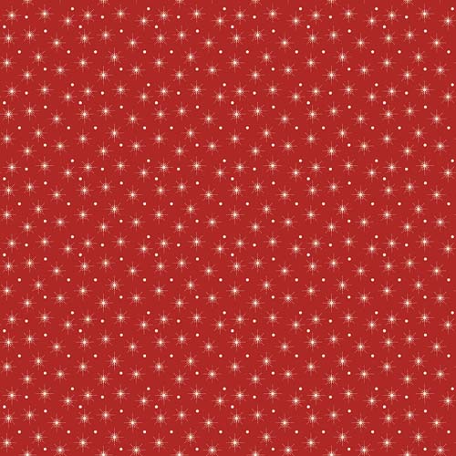 Christmas Greetings - Lights - Red