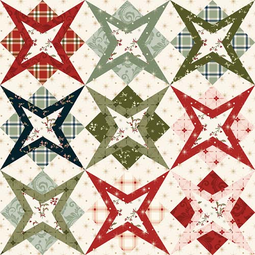 Christmas Greetings - Cheater Prints - Multi