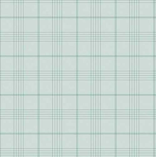 Peter Rabbit & Friends Flannel - Plaid - Blue - dusty blue plaid