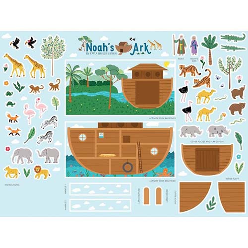 Two By Two - 36 x 48inFelt PANEL - Noah's Ark Quiet Book