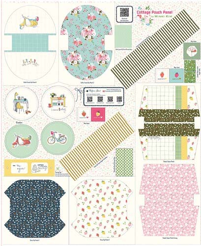 Pouch Panels - Cottage Pouch - Approx. 1yd. PANEL
