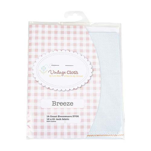 Lori Holt Vintage Cloth 14-CntAida - Breeze - 19x21 evenweave