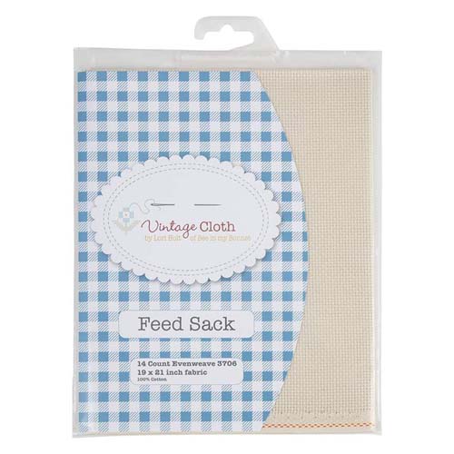Lori Holt Vintage Cloth 14-CntAida - Feedsack - 19x21 evenweave