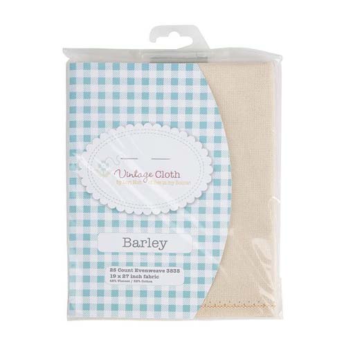 Lori Holt Vintage Cloth 25-Cnt Lugana - Barley - 19x27 evenweave
