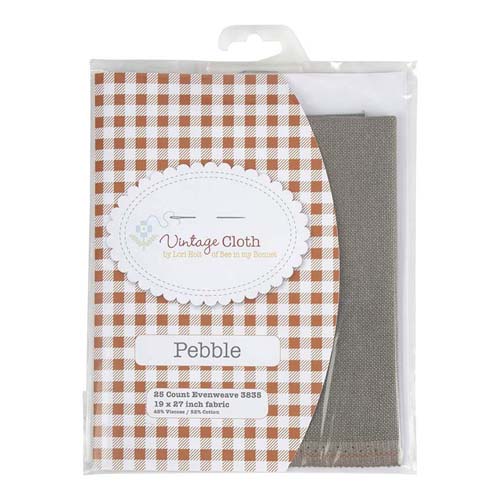 Lori Holt Vintage Cloth 25-Cnt Lugana Evenweave - Pebble - 19x27