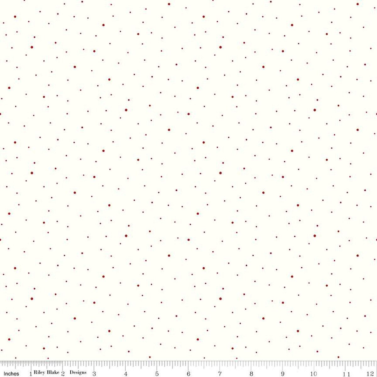 Riley Blake Designs - 108" Wide Back - Dapple Dot Barn Red