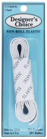 Designer's Choice - 1/2" non roll elastic - 1 yard