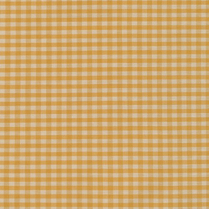 Crawford Gingham - Mustard Check - About 1/8 Inch Check