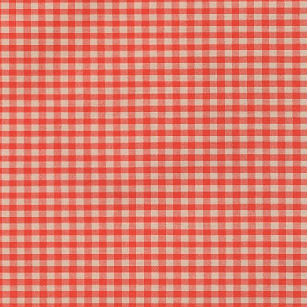 Crawford Gingham - Terracotta Check - About 1/8 Inch Check