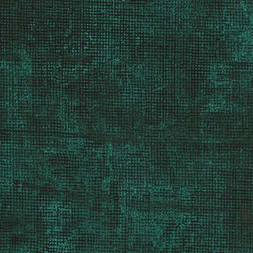 Chalk and Charcoal - Peacock - mottled screen print - teal