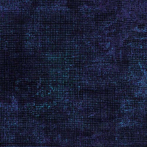 Chalk and Charcoal - Evening - mottled screen print - dark blue