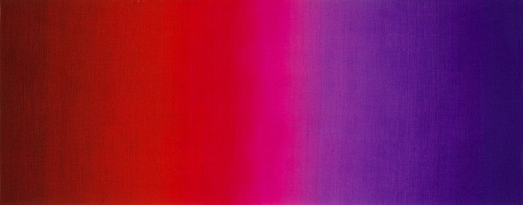 Fresh Hues Ombre - Valentine,starts deep red, ends deep purple