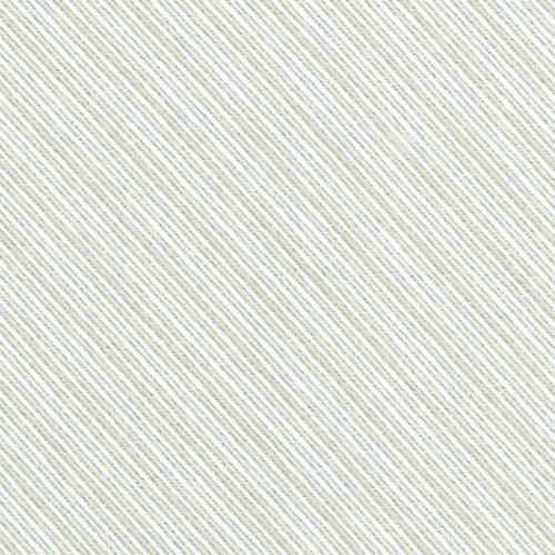 Holiday Charms - Bias Stripe Dove - silver metallic & cream bias stripe
