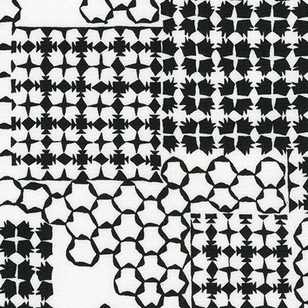 Kept - Texture - Black - black geometric textures on white