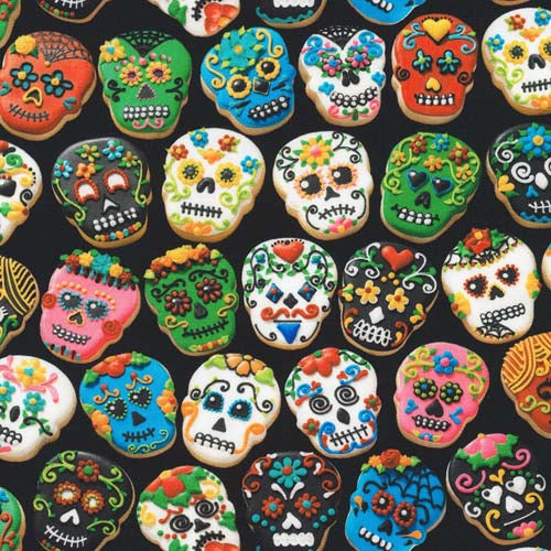 Sweet Tooth - Sugar Skull Cookies - Sweet - decorated cookies on black