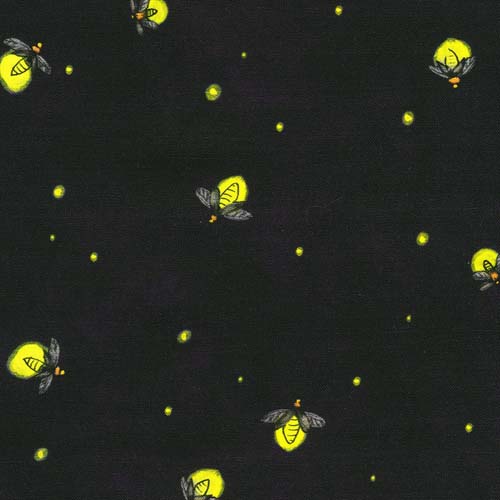 Garden Lights - Lightening Bugs - Starry Night - fireflies on dark blue