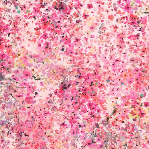 Lotus and Koi - Lotus Blossoms - Pink - packed pink flowers