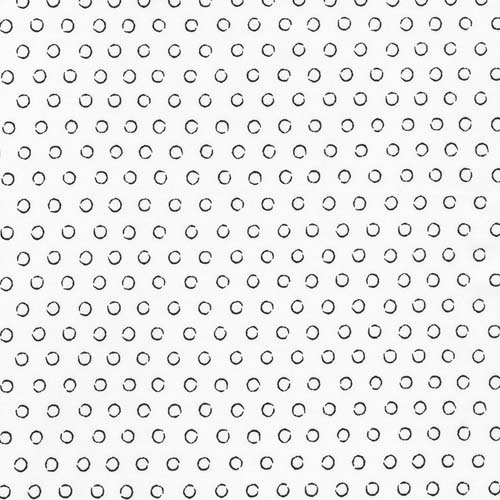 Inkwell - Dots - White rows of black circles on white