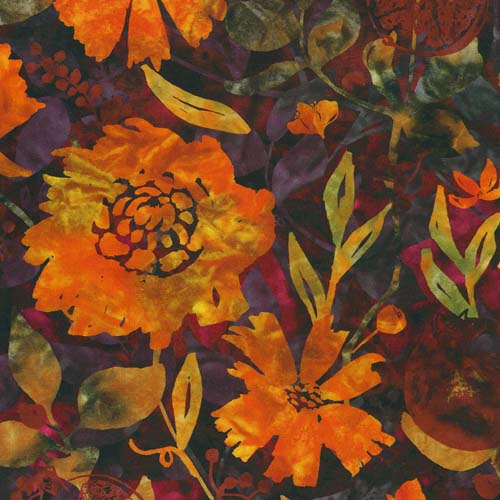 Potpourri - Autumn - layered floral in purples & golds