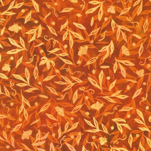 Potpourri - Sienna light orange leaves on orange