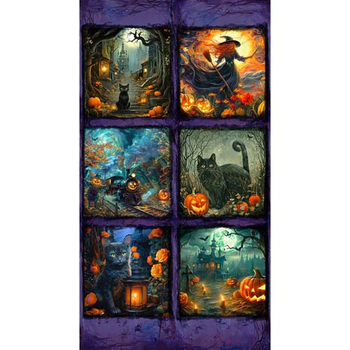 Moon Spell - 24in. PANEL - Night - 6 Patches