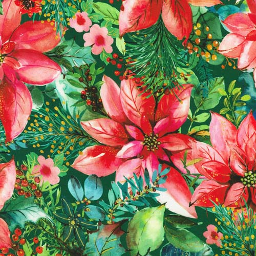 Festive Delight - Poinsettia - Holiday
