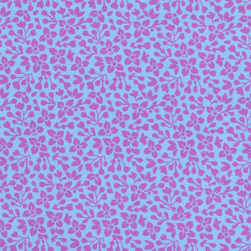 Chelsea Blossom - Small Floral - Periwinkle